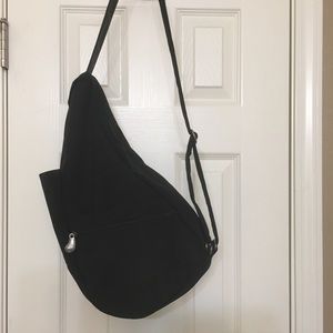 AmeriBag Healthy Back Bag Small Black Microfiber